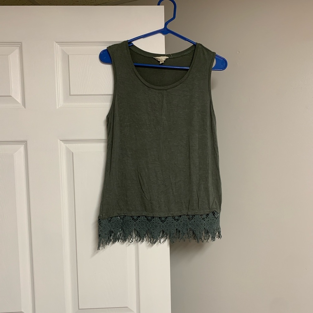 Adiva Olive Green Women’s Sleeveless Tank